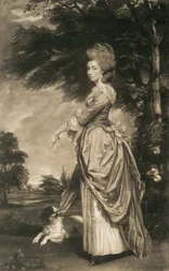 Portrait of Emily Mary, Countess of Salisbury, engraved by Valentine Green